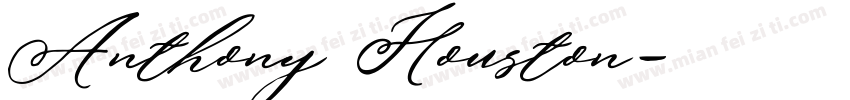 Anthony Houston字体转换